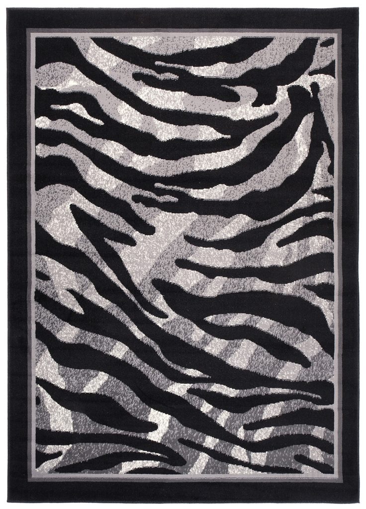 Covor Dream Modern Gri Negru Print Animalier
