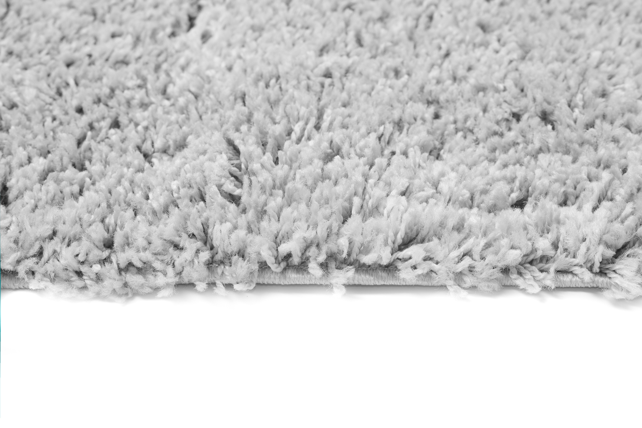 Covor Essence Shaggy Monocrom Gri Deschis