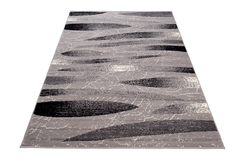 Covor Dream Modern Gri Negru Linii