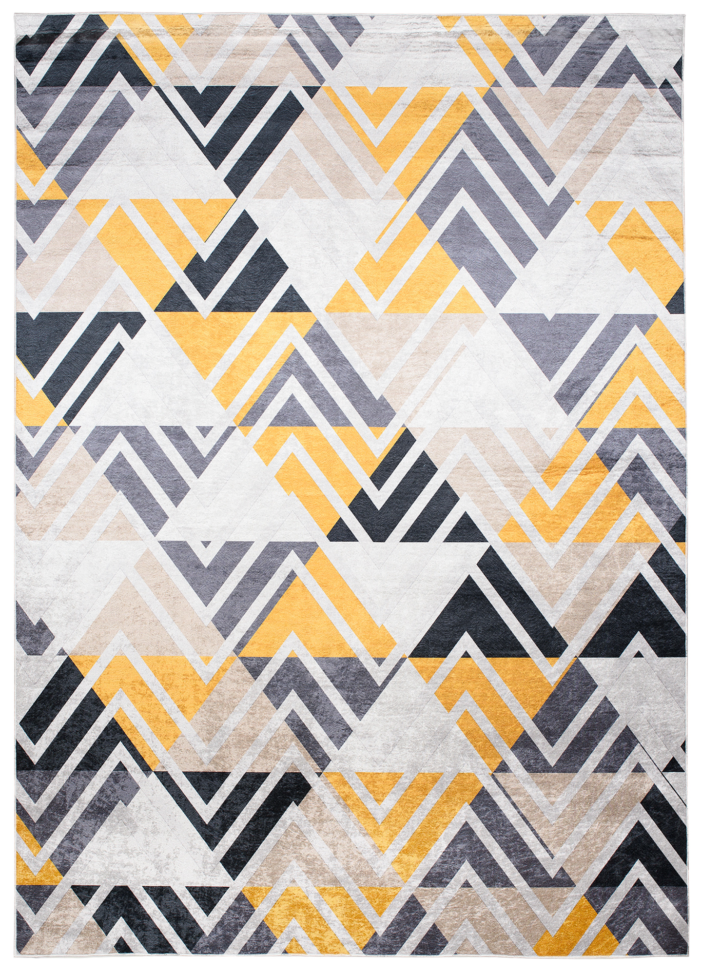 Covor Toscana Multicolor Triunghiuri și Zigzaguri