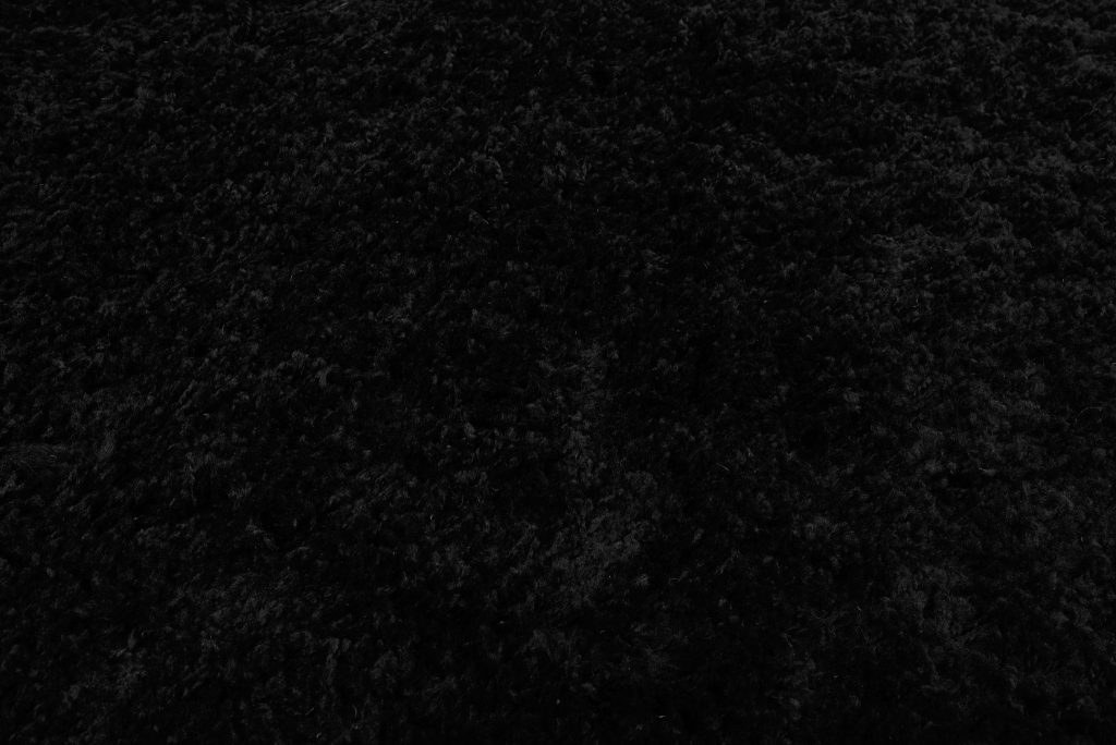 Covor Essence Rotund Shaggy Monocrom Negru