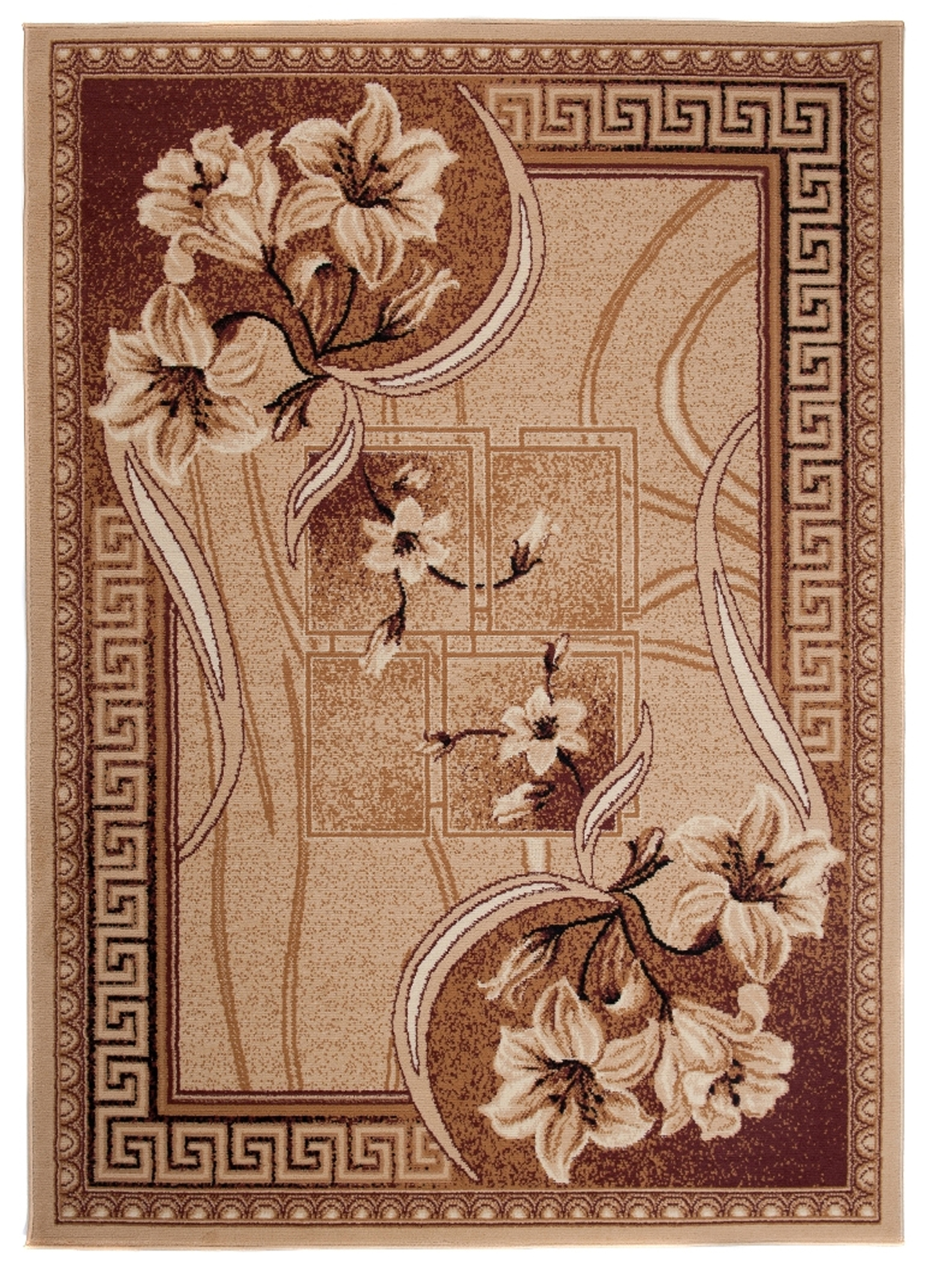 Covor Atlas Bej Maro Clasic Floral