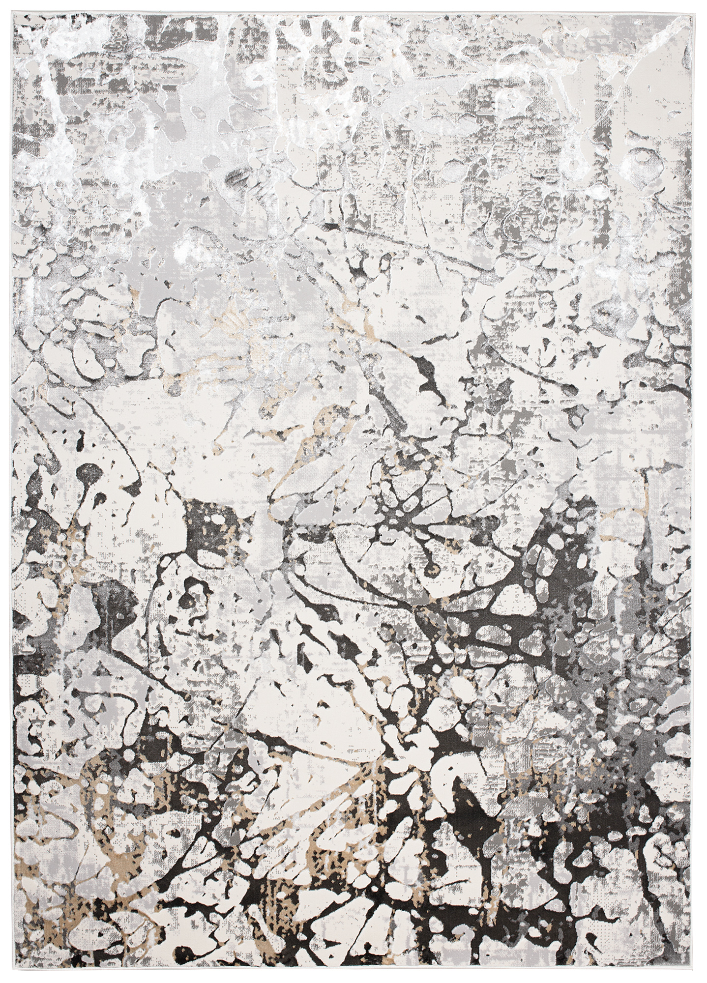 Covor Golden Gri Crem Abstract