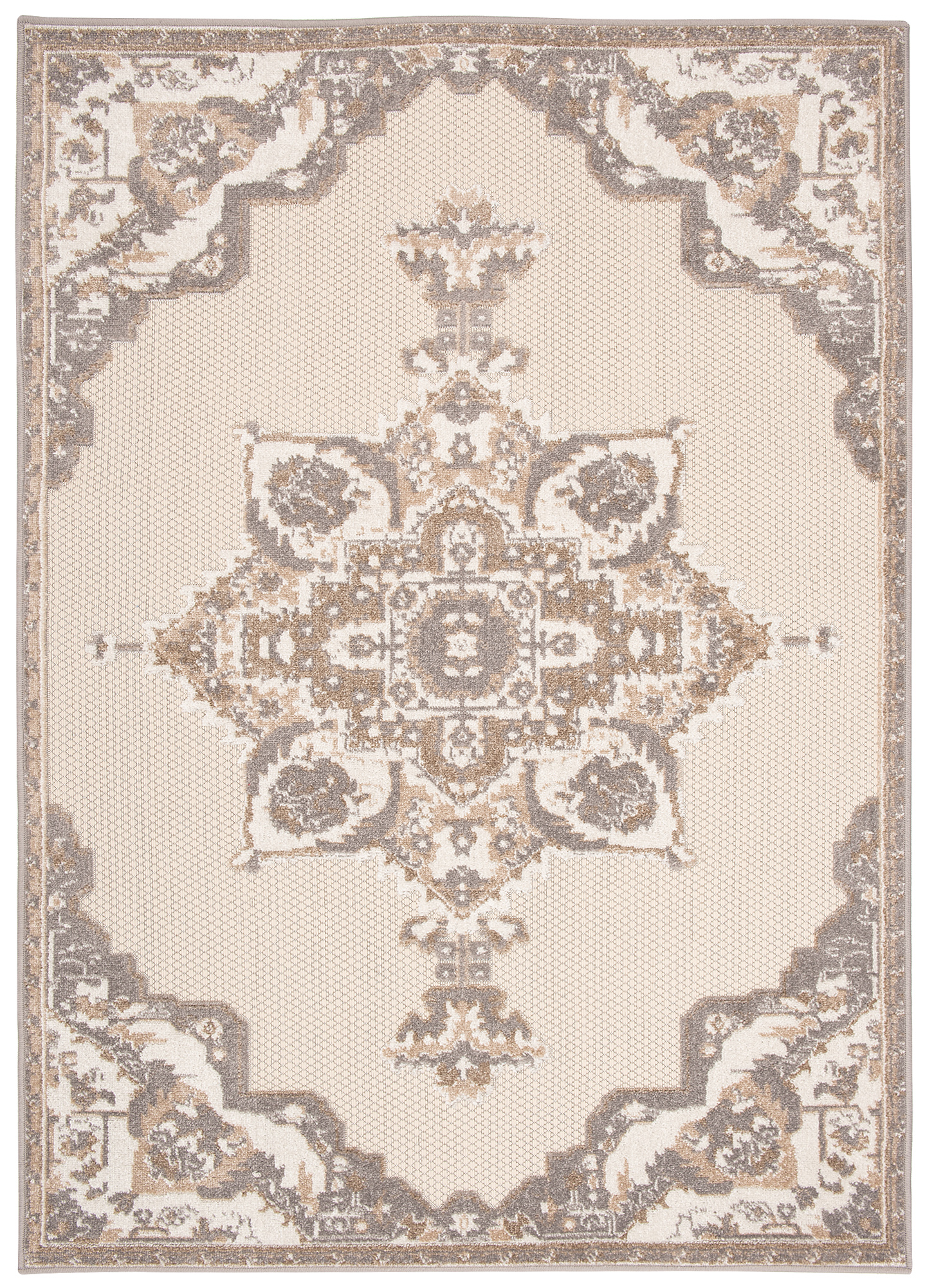 Covor de Exterior Patio Crem Bej Vintage
