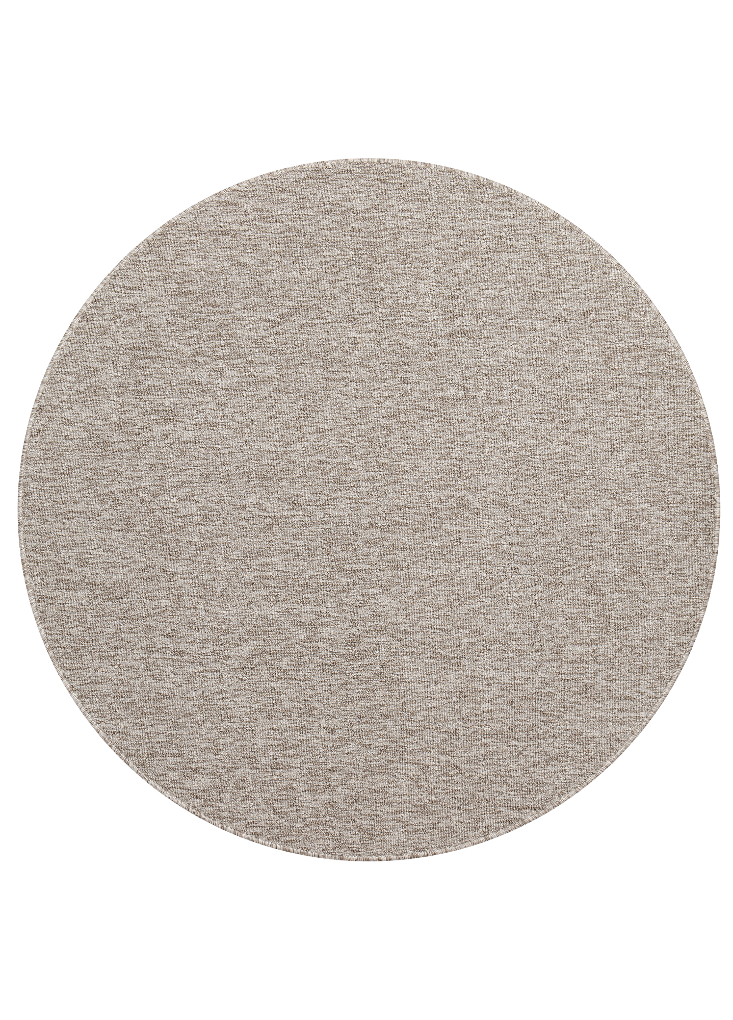 Covor Nizza Rotund Bej Deschis Modern Antiderapant