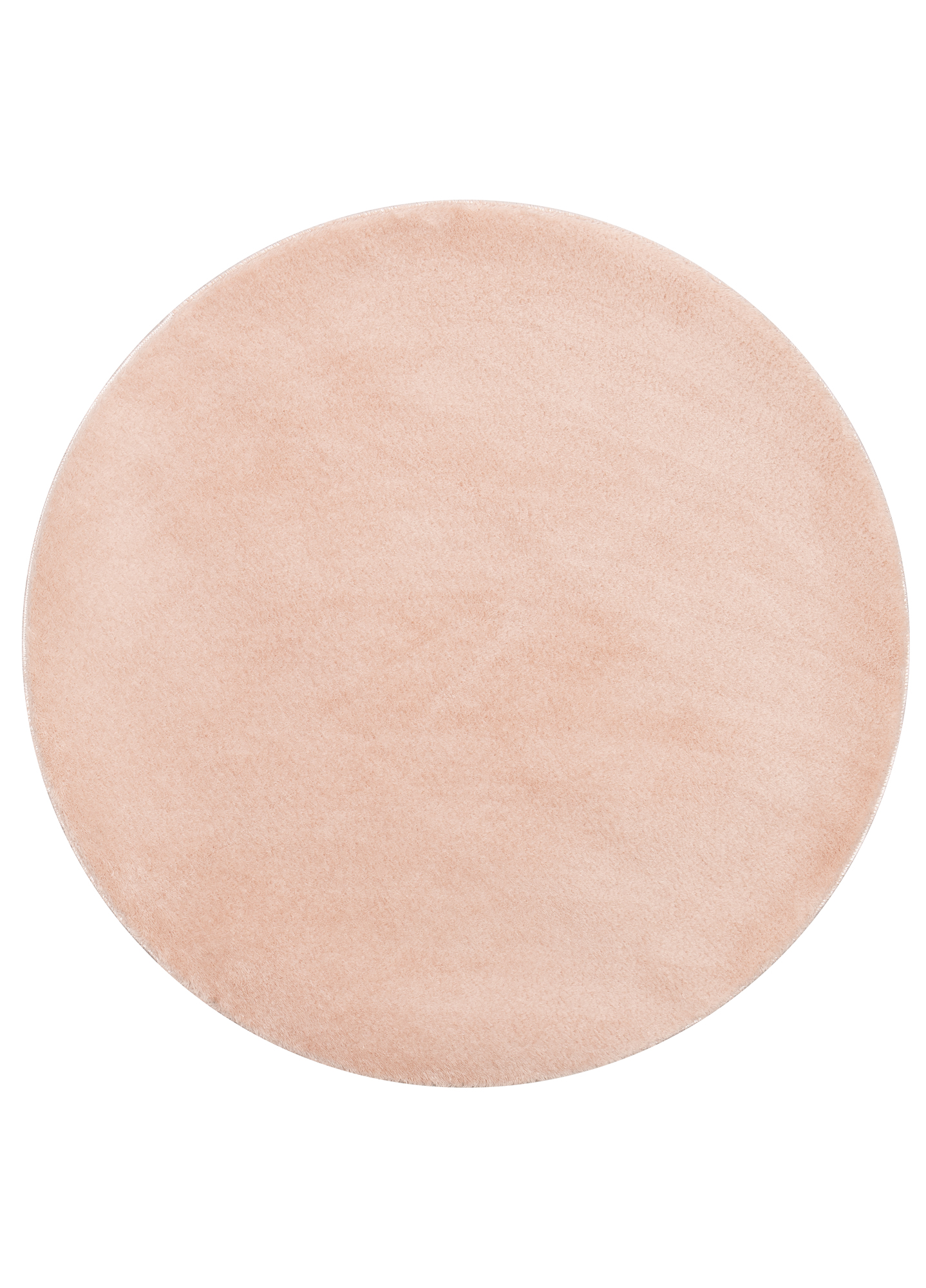 Covor Cuddle Rotund Antiderapant Roz Shaggy