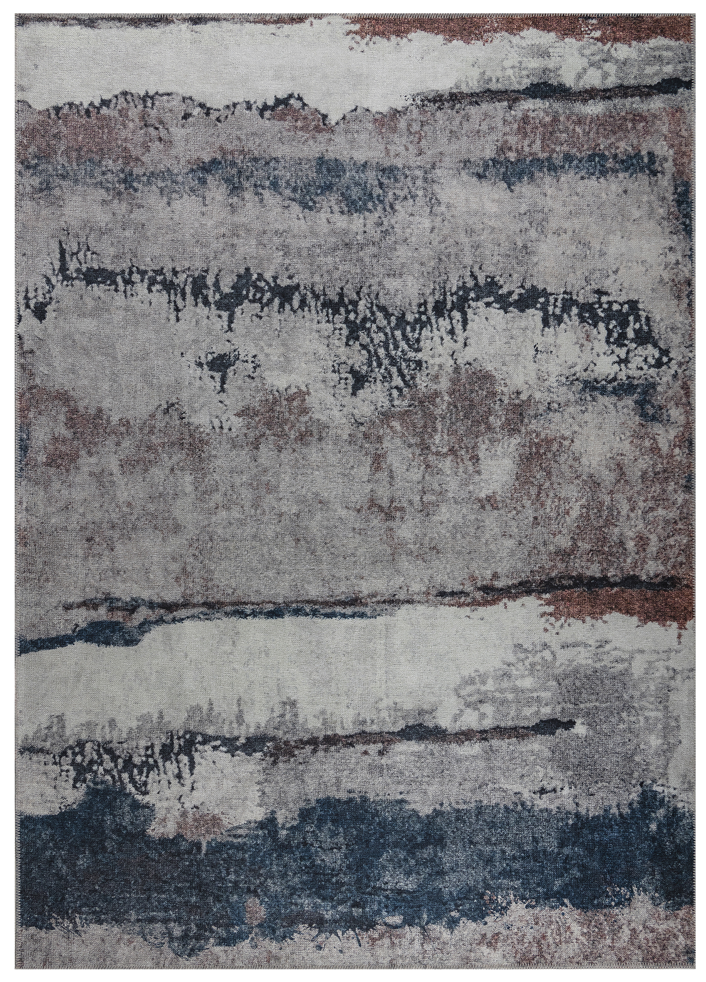 Covor Ritz Bleumarin Gri Abstract
