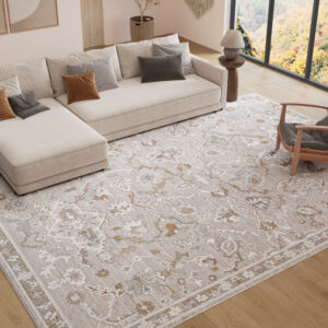 Covor Trend Bej Gri Floral