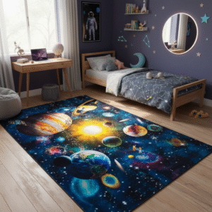 Covor Cosmo Game Planete Antiderapant