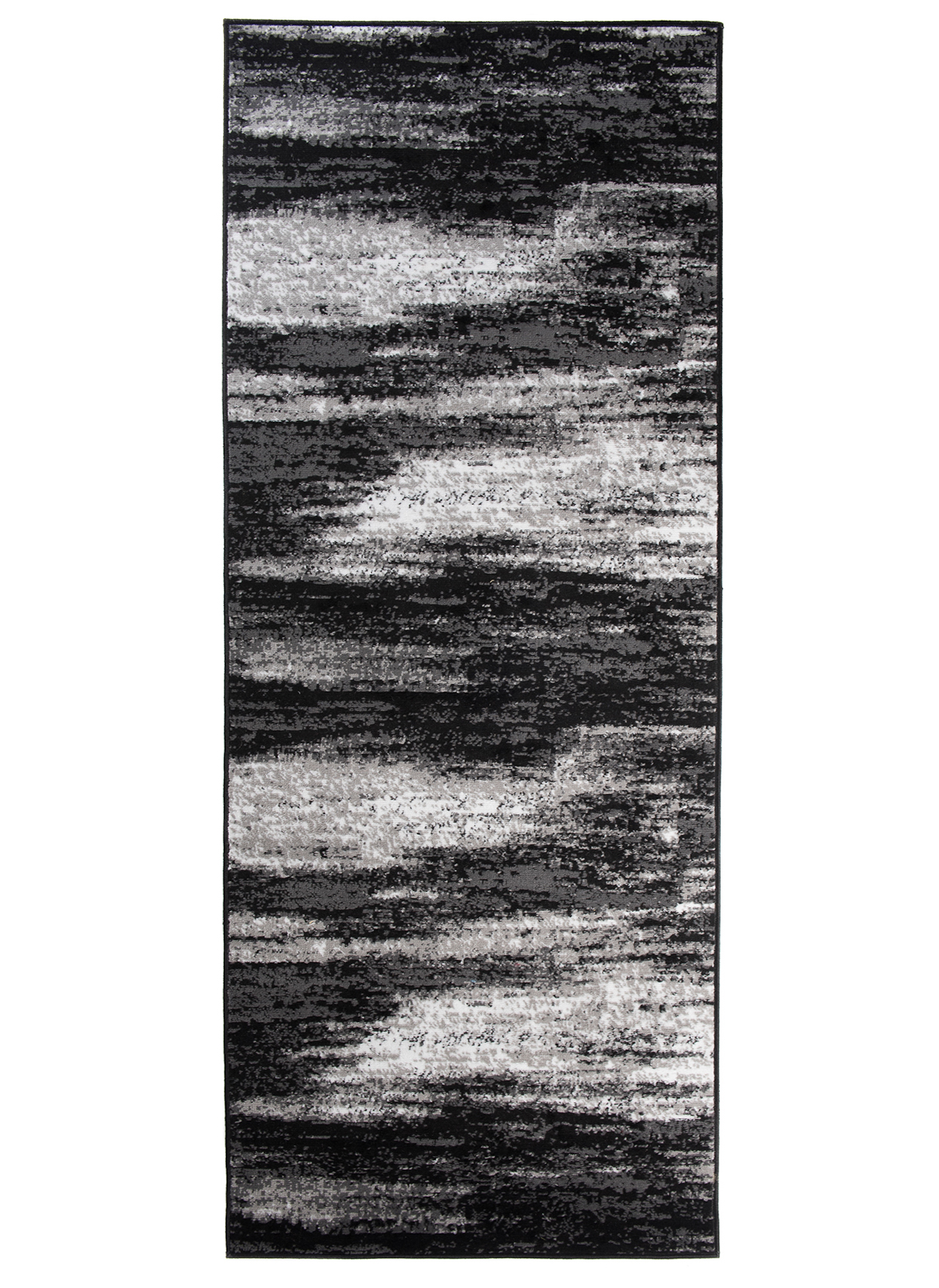 Covor Traversă Maya Gri Negru Abstract