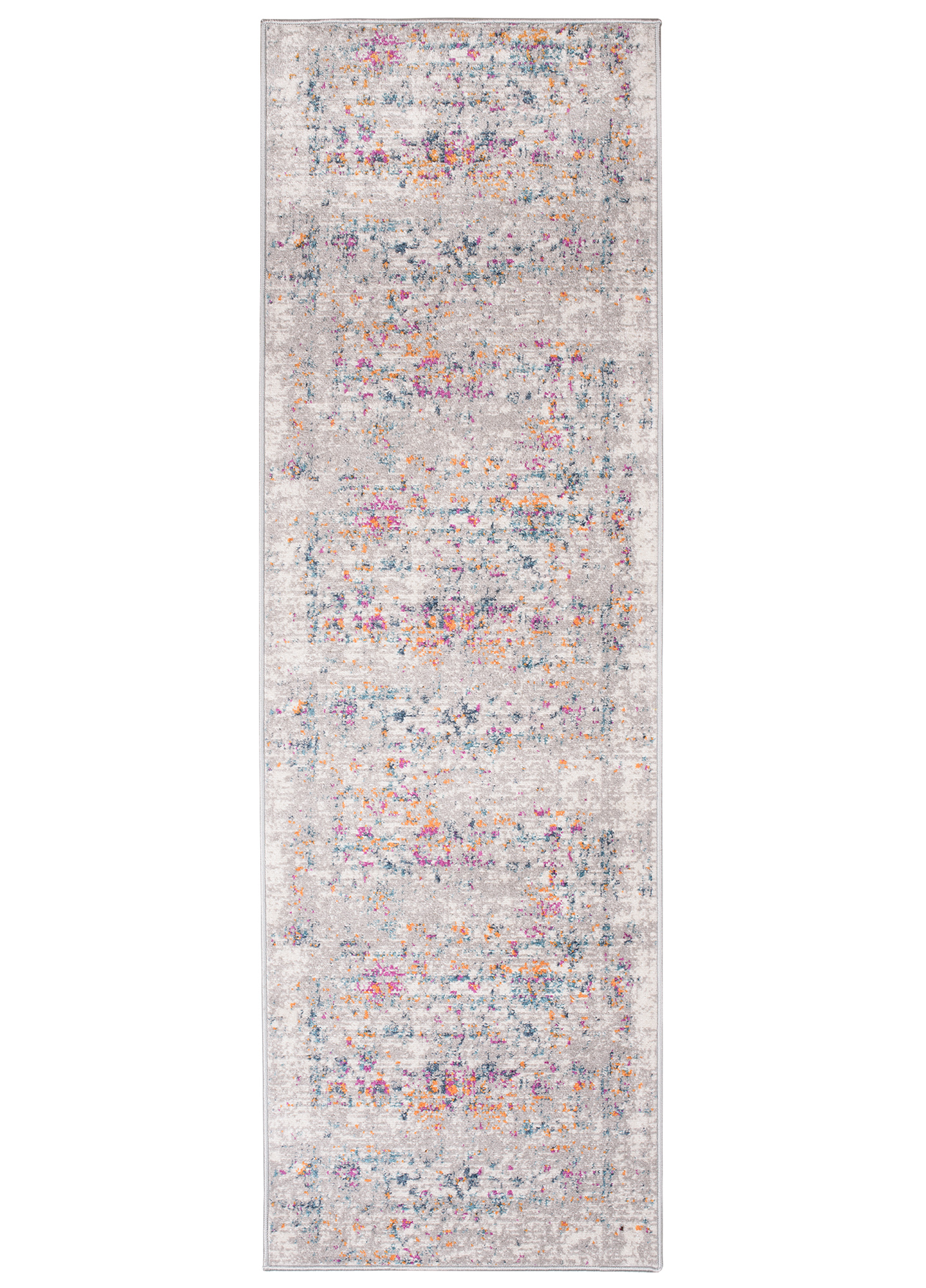 Covor Traversă Lazur Gri Multicolor Vintage