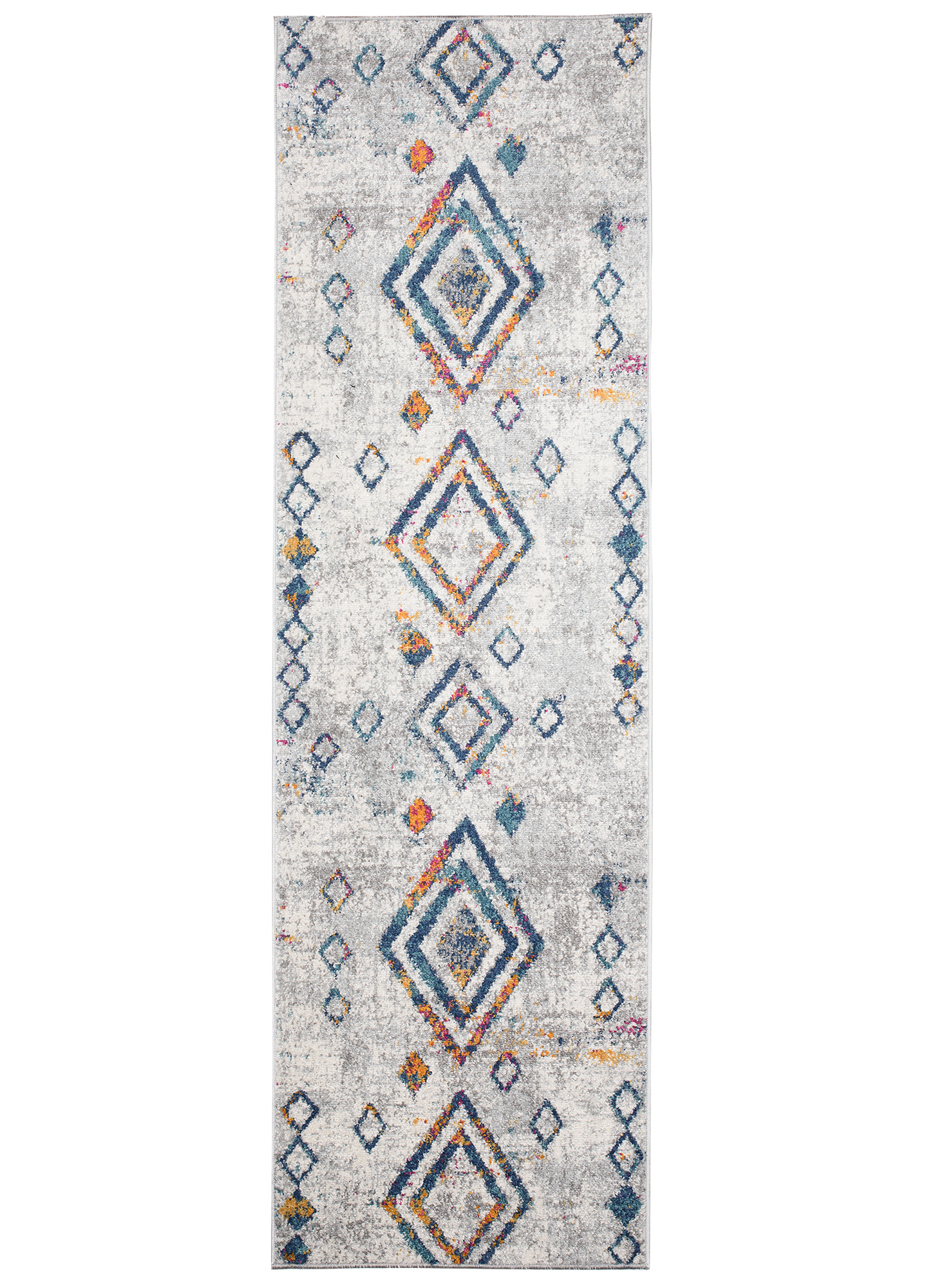 Covor Traversă Lazur Gri Geometric